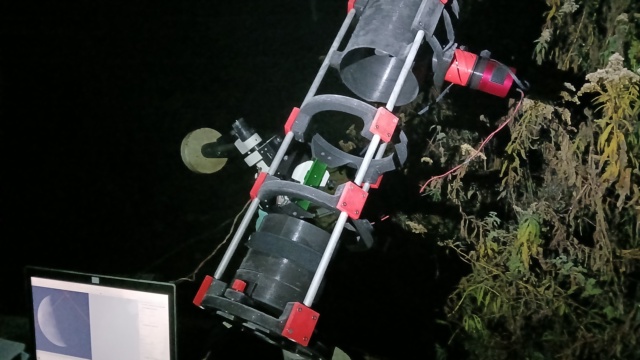 Первые наблюдения в телескоп, напечатанный на 3D-принтере